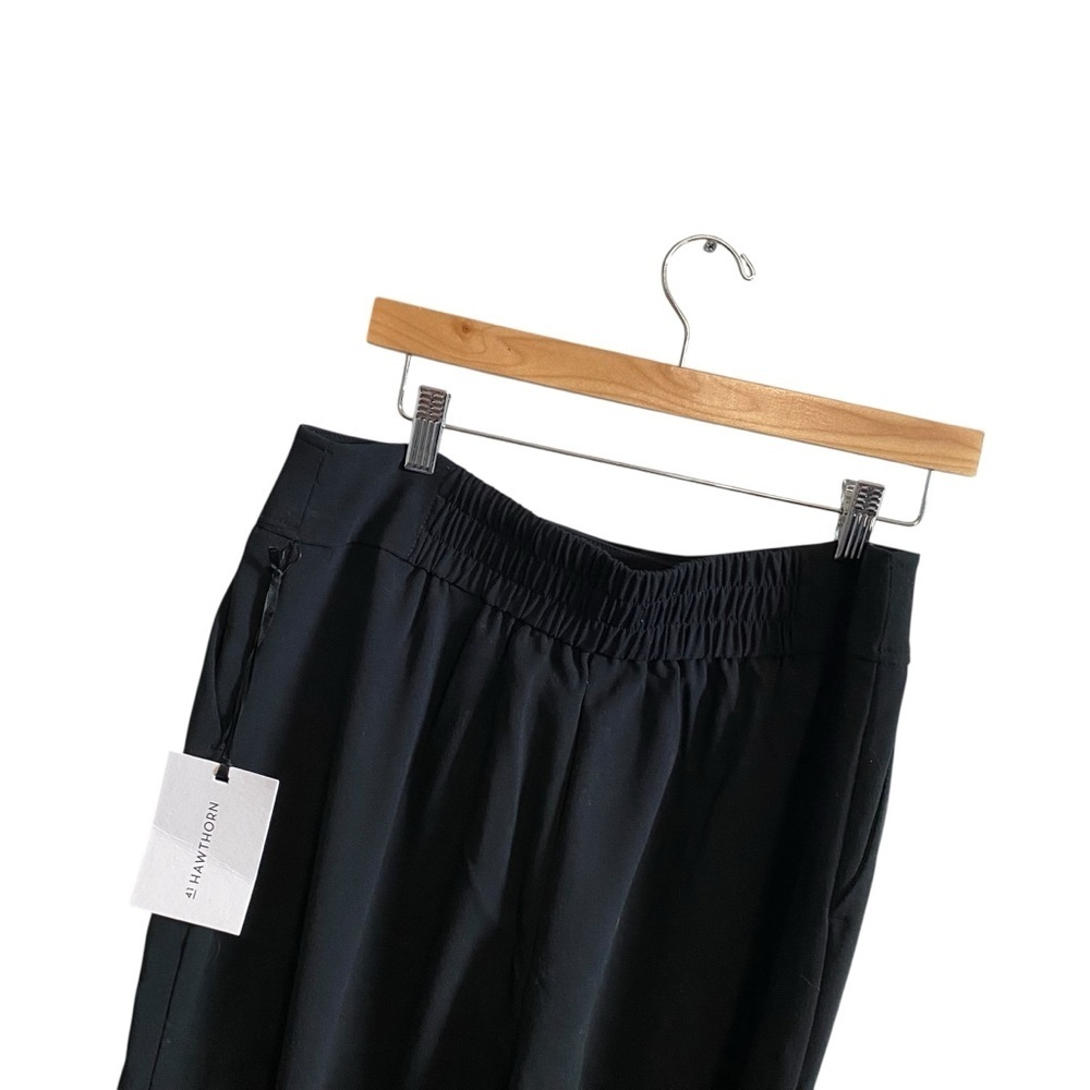 NWT 41 Hawthorn Black High Rise Wide Leg Trouser Pants Size 12 - Picture 4 of 7